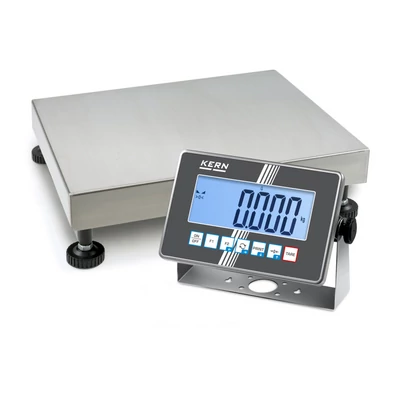 KERN IXC 30K-3LM (30kg-0,001kg) 500x400 mm IoT Line, Ipar 4.0 IP65/IP68 robusztus rozsdamentes acél digitális platform mérleg sok funkcióval, hitelesíthető