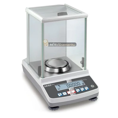 KERN ACJ 100-4M (120g/0,0001g v 600ct/0,001ct) digitális labor, karát és analitikai mérleg, automatikus belső, vagy külső kalibrálással, hitelesíthető