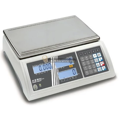 KERN CFS 50K-3 (50000g/1g) darabszámláló memóriás (100 cikknek) digitális asztali mérleg