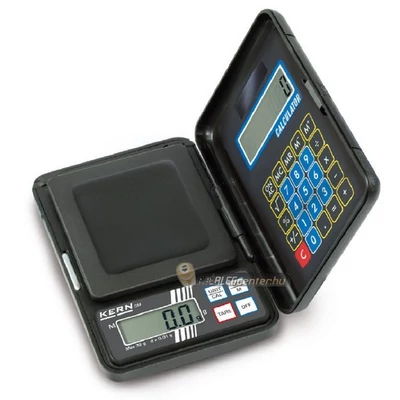 KERN CM 150-1N (150g/0,1g) digitális precíziós zsebmérleg számológéppel 2 év garancia