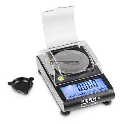 KERN TGD 50-3 (50g/0,001g) digitális darabszámlálós ékszer-, ezredgrammos karátmérleg