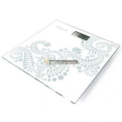 Momert 58704 kalocsai mintás digitális személymérleg, 180 kg-os méréshatárral