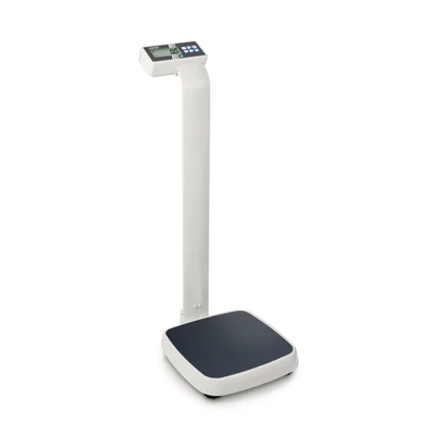 KERN MPN 200K-1PM gyógyászati IoT Line személymérleg 94 cm-es állvánnyal, BMI, Hold, anya-gyermek mérés funkcióval, wifi, 250 kg/0,1 kg hitelesíthető