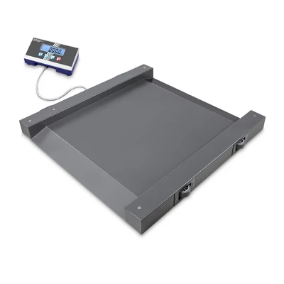 KERN NIB 300K-1 (300kg/0,1kg) IP67 800x800x40mm mobil szuperlapos rámpás lapmérleg átgurulós méréshez 3évG