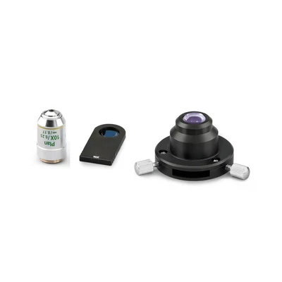 KERN OBB-A1215 fázis kontraszt készlet: PH kondenzor, 10x PH betét, ∞ Plan 10×/0,25 0,17 mm objektív OBL mikroszkópokhoz