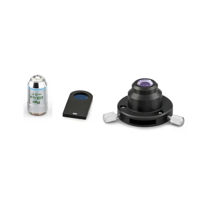 KERN OBB-A1219 fázis kontraszt készlet: PH kondenzor, 40x PH betét, ∞ Plan 40×/0,66 0,17 mm objektív OBL mikroszkópokhoz