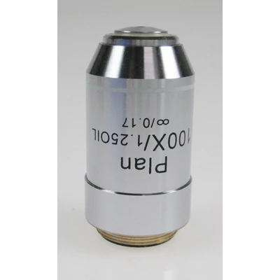 KERN OBB-A1240 infinity planakromatikus 100 x / 1,25 W.D. (0,19 mm) (oil) (sprung) mikroszkóp objektív lencse az OBN-158 és 159 mikroszkóphoz