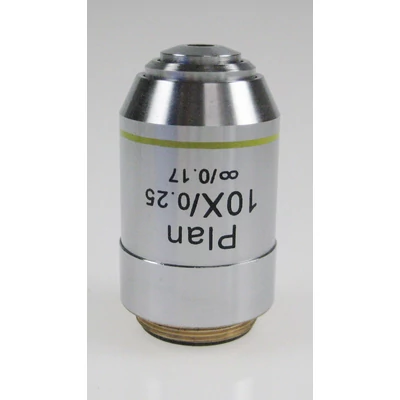 KERN OBB-A1243 infinity planakromatikus 10 x / 0,25 W.D. (4,64 mm) mikroszkóp objektív lencse az OBN-158 és 159 mikroszkóphoz
