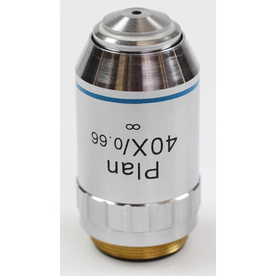 KERN OBB-A1257 infinity planakromatikus 40 x / 0,65 W.D. (0,65 mm) (sprung) mikroszkóp objektív lencse az OBN-158 és 159 mikroszkóphoz