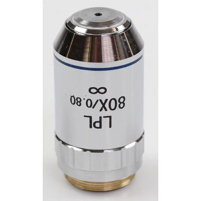 KERN OBB-A1530 infinity planakromatikus 80 x / 0,8 (0,85 mm) (sprung) mikroszkóp objektív lencse az OLM, OKM és OKO mikroszkópokhoz