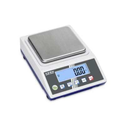 KERN PCJ 600-2M (600g/0,01g) IoT ready, Ipar 4.0 digitális asztali mérleg, sok funkció, sok mértékegység, hitelesíthető