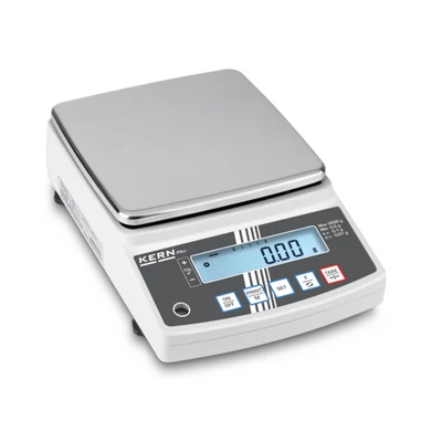 KERN PNS 3000-2 (3200g/0,01g) digitális precíziós asztali mérleg rezgő villás cellával, sok mértékegység, RS232, ütésálló