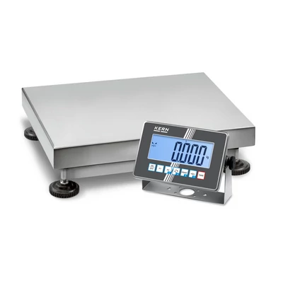 KERN SXC 60K-3L (60kg-0,005kg) 500×400 mm IoT Line, Ipar 4.0 IP68/IP69K teljesen rozsdamentes acél digitális platform mérleg a legextrémebb igénybevételre