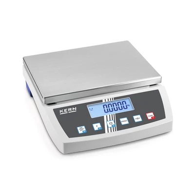 KERN FKB 15K0.5 (15kg/0,0005 kg) 340×240 mm mérőfelületű, robusztus felépítésű, sok funkciós, IoT ready, Ipar 4.0 digitális asztali mérleg