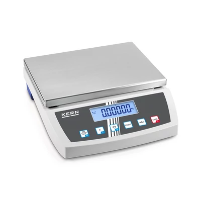 KERN FKB 16K0.05 (16kg/0,00005 kg) 340×240 mm mérőfelületű, robusztus felépítésű, sok funkciós, IoT ready, Ipar 4.0 digitális asztali mérleg