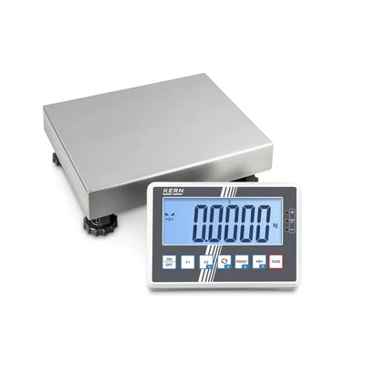 KERN IFC 10K-4 (15kg-0,0005kg) 300x240 mm IoT Line, Ipar 4.0 robusztus rozsdamentes acél digitális platform mérleg sok funkcióval