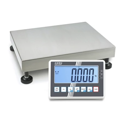 KERN IFC 150K-3 (150kg-0,005kg) 500x400 mm IoT Line, Ipar 4.0 robusztus rozsdamentes acél digitális platform mérleg sok funkcióval