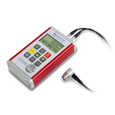 Sauter (KERN) TU 80-0.01US prémium ultrahangos anyagvastagság mérő memóriával, 0,75-80 mm/0,01 mm, 7 MHz, 1000 m/s – 9999 m/s, USB