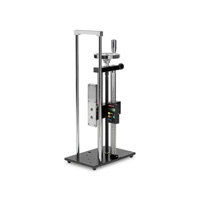 Sauter (KERN) TVL tesztelő, vizsgálati állvány erőmérőkhöz, húzó- és nyomóerő mérésre, manuális, járathossz 230 mm, 1000 N, hosszúságmérővel