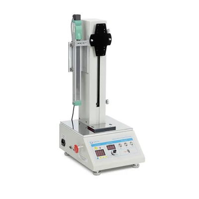 Sauter (KERN) TVO 500N500S-LD léptető motoros tesztelő, vizsgálati állvány erőmérőkhöz, járathossz 270 mm, hosszúságmérővel, 500 N, szoftverrel