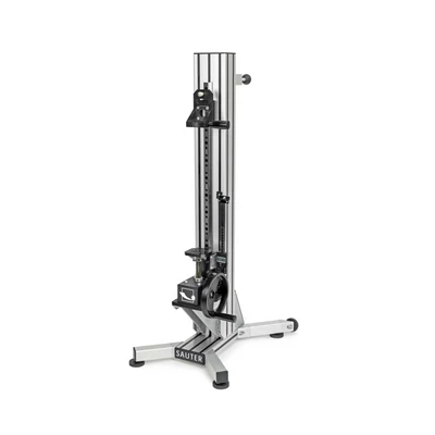 Sauter (KERN) TVQ tesztelő, vizsgálati állvány erőmérőkhöz, manuális, járathossz 100 mm, 7 kN, húzó- és nyomóerő mérésére, vízszintes és függőleges használatra
