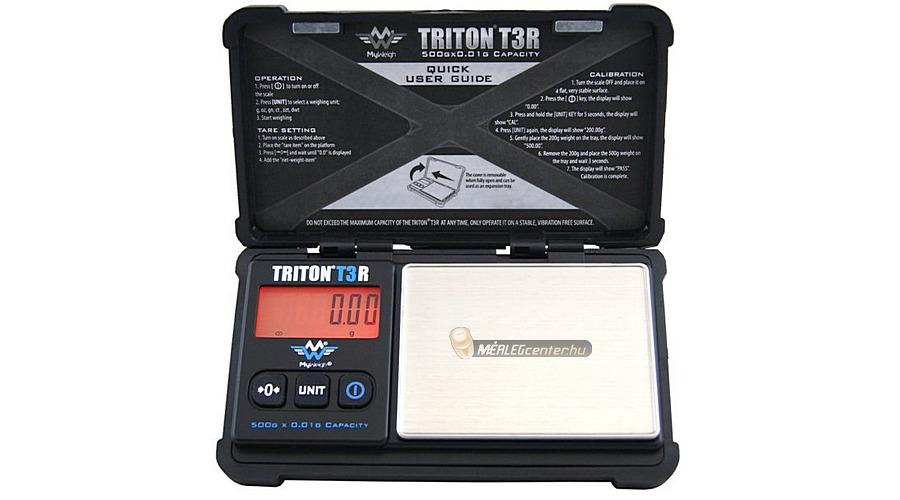 TRITON T3R 500g/0,01g akkumulátoros digitális precíziós zsebmérleg, gramm mérleg, ékszermérleg - 2 év garancia TRITON T3R 500g/0,01g akkumulátoros digitális precíziós zsebmérleg, gramm mérleg, ékszermérleg - 2 év garancia