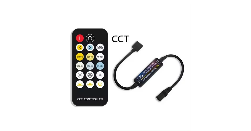 Merl Controller Mini CCT LED vezérlő rádiófrekvenciás, DC5-24V, maximum 6A