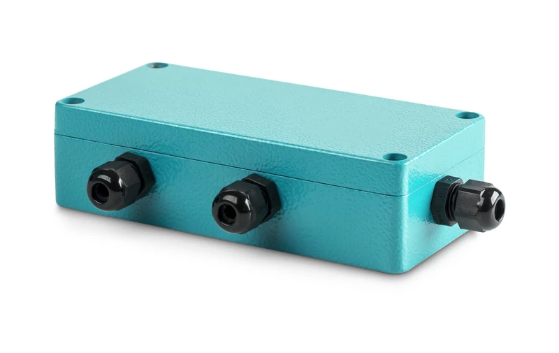 Sauter (KERN) CJ P4PG csatlakozódoboz (junction box), 4 csatorna, IP65, alumínium, 4 és 6 vezetékes cellákhoz, 135×65×38 mm
