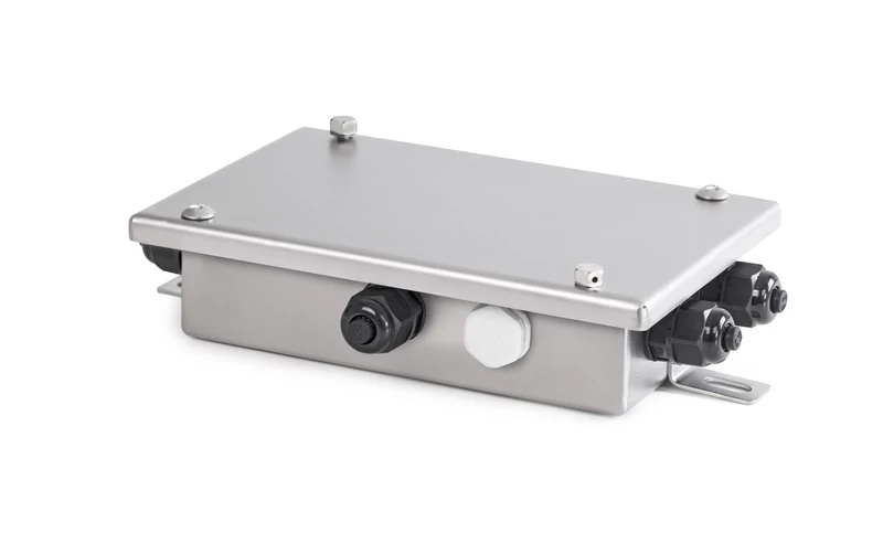 Sauter (KERN) CJ X467 csatlakozódoboz (junction box), 4 csatorna, IP67, rozsdamentes acél, 4 és 6 vezetékes cellákhoz, 175×100×41 mm