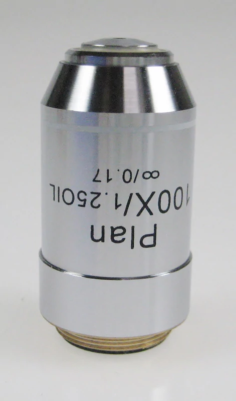 KERN OBB-A1240 infinity planakromatikus 100 x / 1,25 W.D. (0,19 mm) (oil) (sprung) mikroszkóp objektív lencse az OBN-158 és 159 mikroszkóphoz