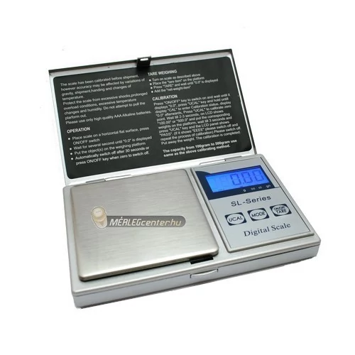 SL-300A (300g/0,01g) digitális precíziós zsebmérleg, gramm mérleg, ékszermérleg - 2 év garancia